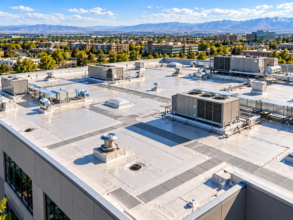 Illustrative Roofing & Building Envelope aerial imagery