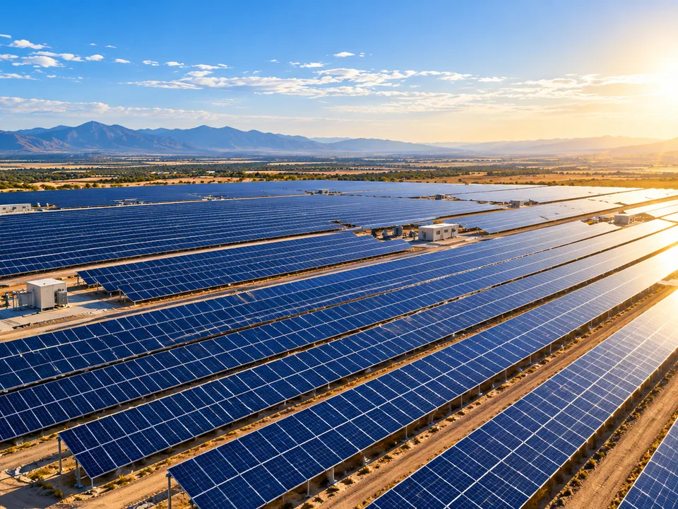 Illustrative Solar & Energy aerial imagery