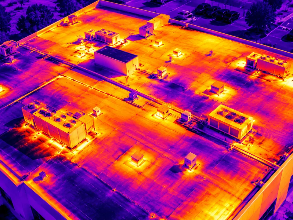 Illustrative Radiometric Thermal Inspections aerial imagery